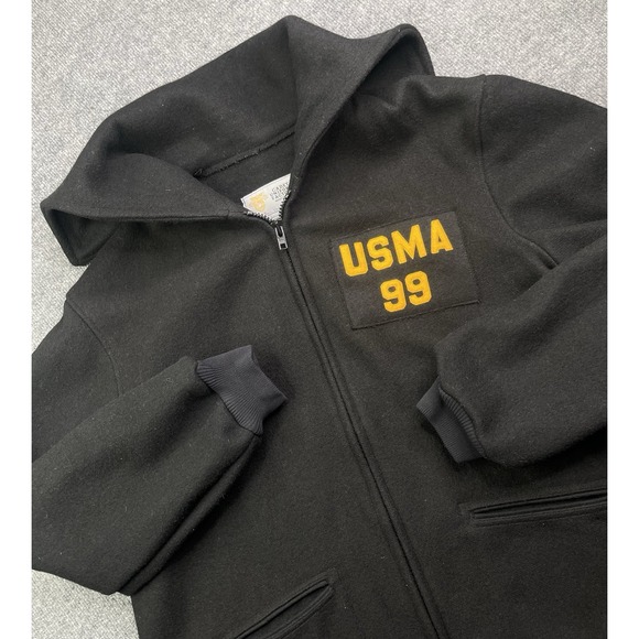 USMA 99 USA West Point Academy Wool Parka Jacket Cadet Coat 48L - Picture 1 of 8